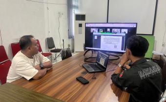 Ikuti Rakor Webinar dari Bawaslu Riau, Agustri Pinta TIM KIP Bawaslu Dumai Bekerja Maksimal