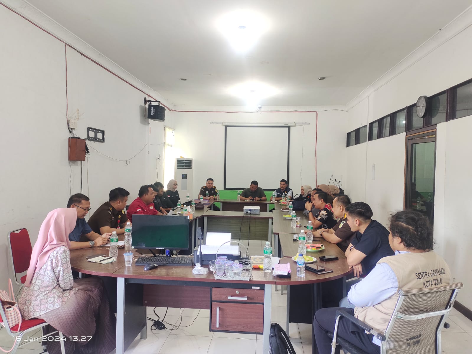 Sentra Gakkumdu Provinsi Riau lakukan Supervisi dan Monitoring terkait Penanganan Dugaan Pelanggaran Pidana di Kota Dumai