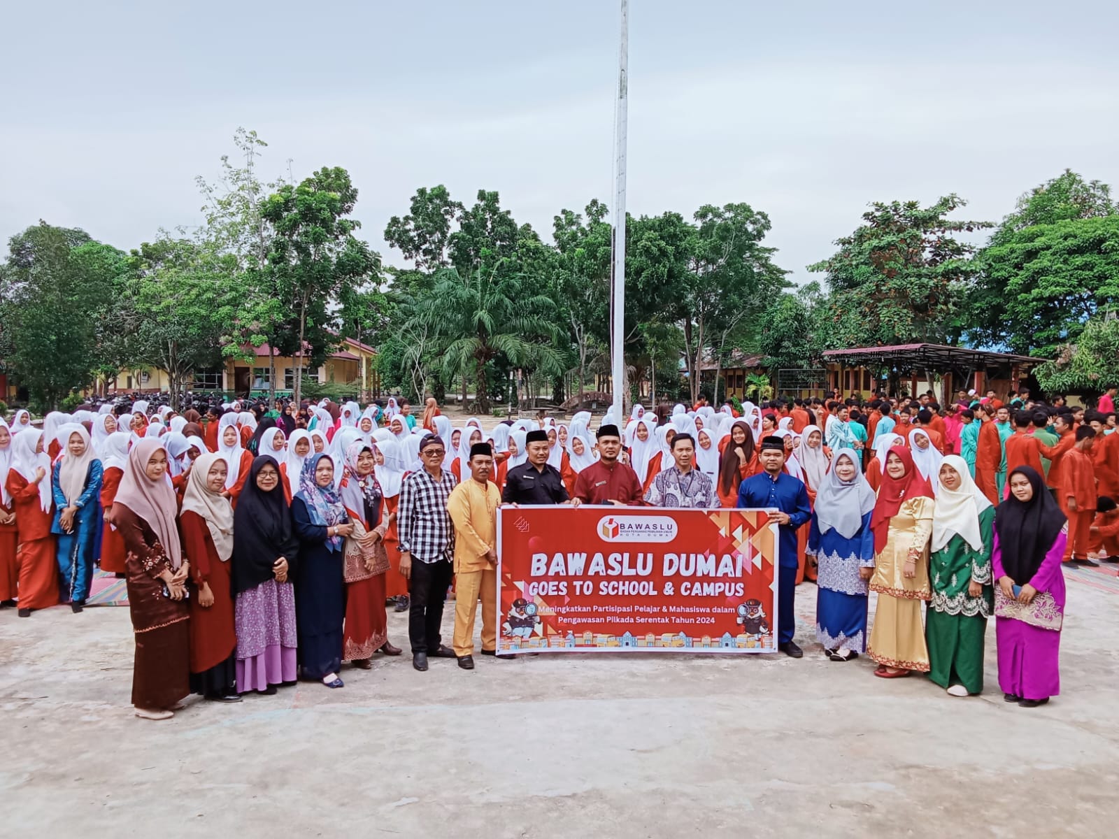 Bawaslu Goes to School ke SMAN 4 Kota Dumai; 500 Siswa diajak Berpartisipasi