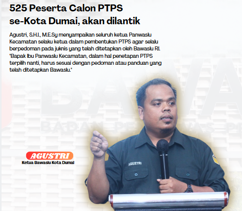 525 Peserta Calon PTPS se-Kota Dumai, akan Dilantik