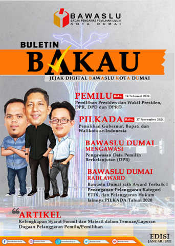 Buletin Bakau Januari 2022 - Jejak Digital Bawaslu Kota Dumai