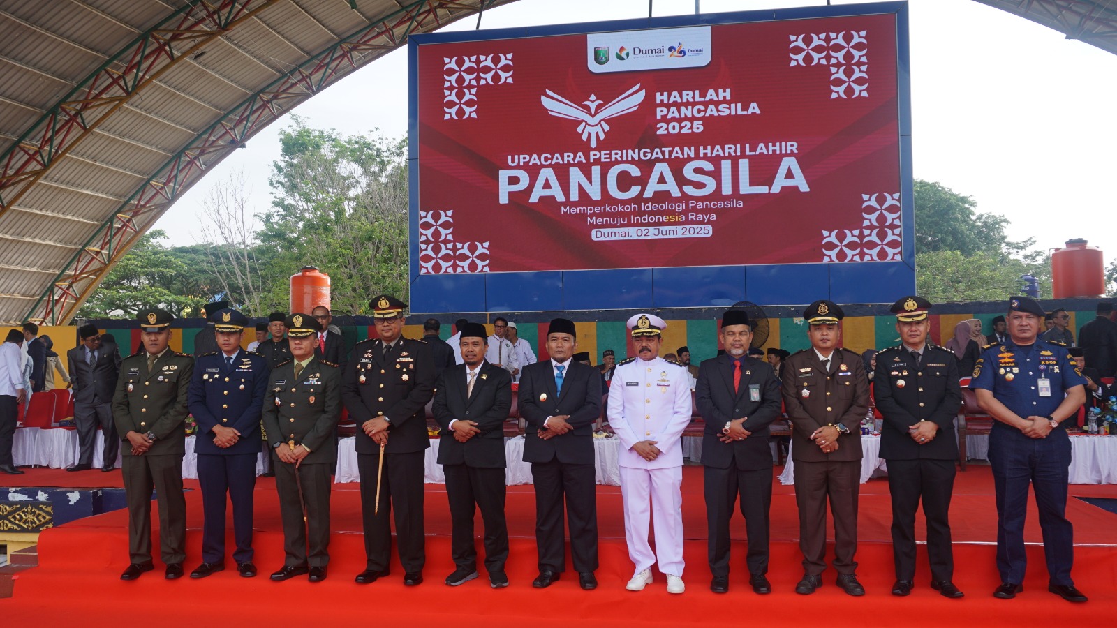 Ketua Bawaslu Kota Dumai Hadiri Upacara Peringatan Hari Lahir Pancasila