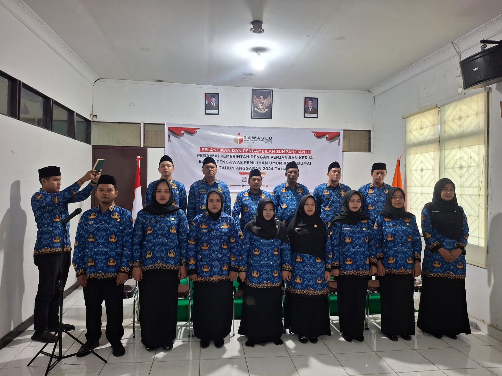 Sebanyak 14 PPPK Bawaslu Kota Dumai Resmi Dilantik
