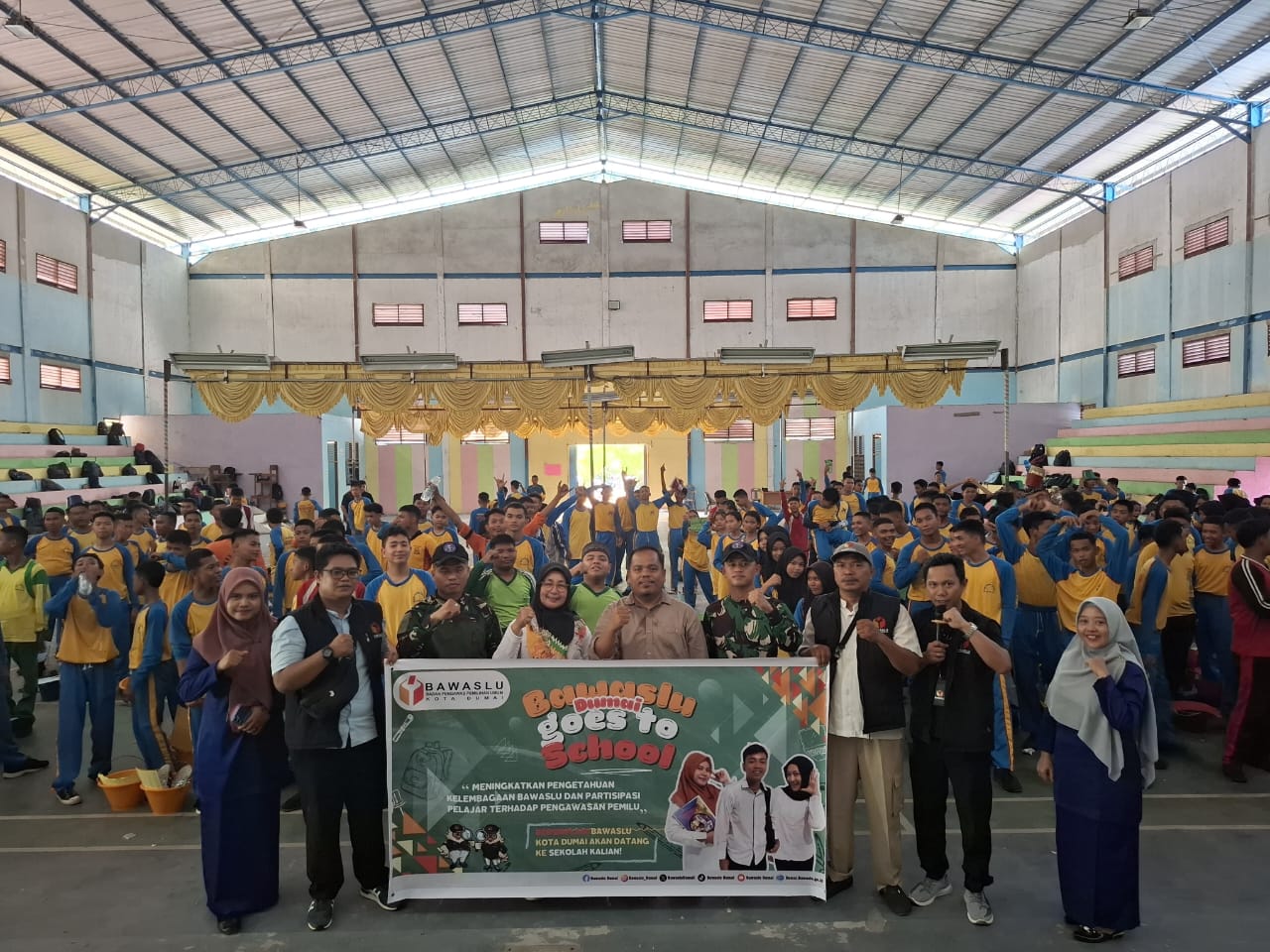 Perdana, Bawaslu Kota Dumai Gelar Bawaslu Goes To School di SMK Taruna Persada Dumai