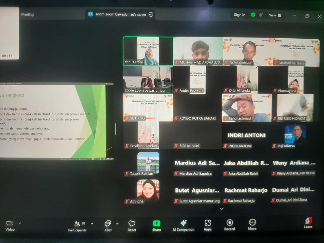 Menjadi Narasumber Program P2P: Yeni Kartini, Tegaskan Pentingnya Pengawasan Pemilu Berbasis Digital