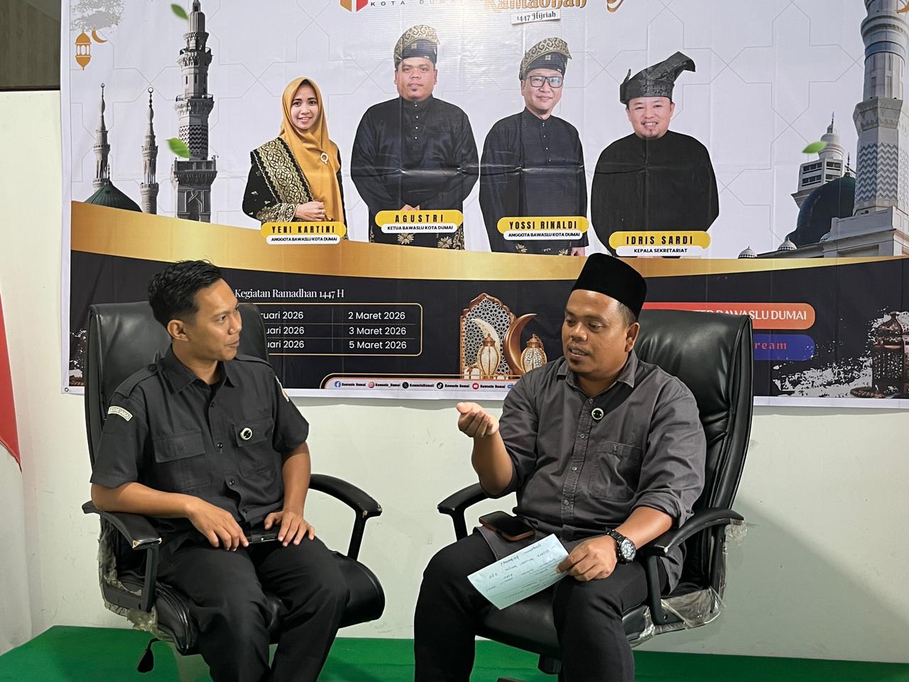 Bawaslu Dumai Gelar Live Ngabuburit Ramadhan 