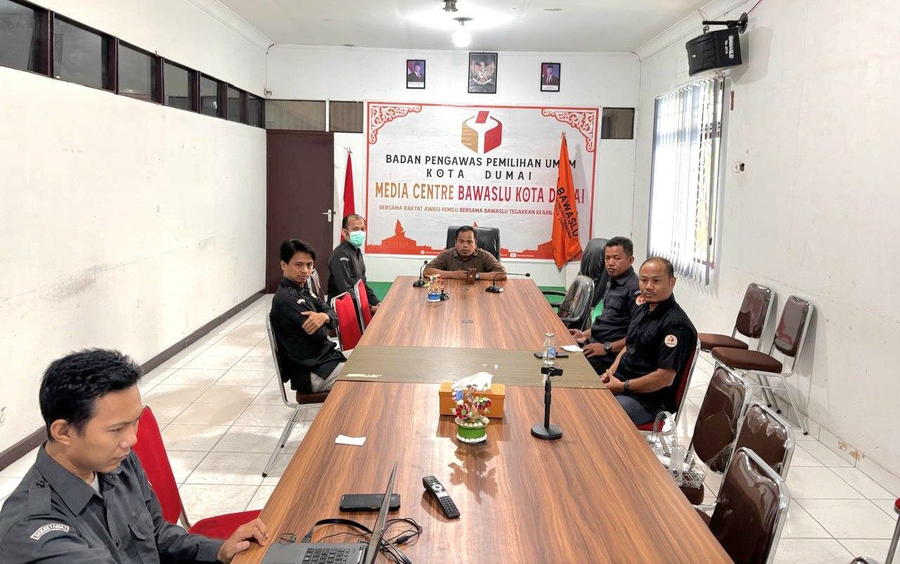 Bawaslu Dumai Bahas Persiapan Diskusi Materi Kunjungan Kerja Anggota Komite I DPD RI