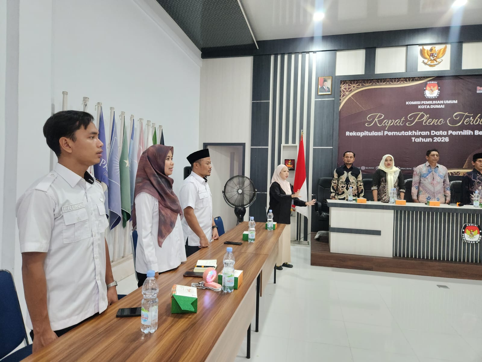 Bawaslu Mengawasi Pleno PDPB KPU Kota Dumai, ini Jumlah Pemilih Triwulan III
