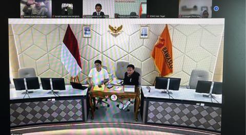 Kegiatan di buka oleh Ketua Bawaslu Republik Indonesia, Rahmat Bagja