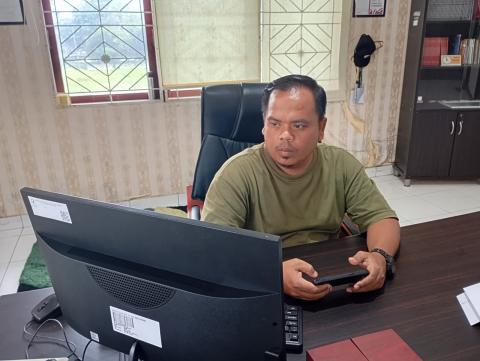 Ketua Bawaslu Dumai Ikuti Webinar ESLA Bawaslu secara daring