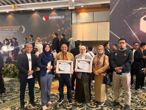 Anugerah Kehumasan Bawaslu Tauhn 2025: Bawaslu Kota Dumai Perkuat Komitmen Kehumasan Berkelanjutan