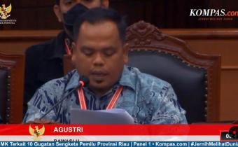 Bawaslu Dumai Memberikan Keterangan Di Sidang MK