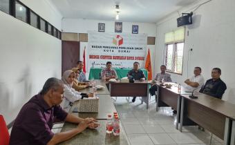 Bawaslu Dumai dan KPU Dumai Rapat Koordinasi Persiapan PSU di TPS 007 Purnama dan TPS 017 STDI Kecamatan Dumai Barat