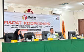 Tingkatkan Kualitas Kehumasan, Bawaslu Kota Dumai Hadiri Rapat Koordinasi Strategi Pemberitaan dan Teknik Fotografi