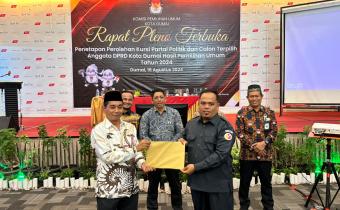 KPU Dumai Tetapkan 35 Caleg Terpilih Pemilu 2024