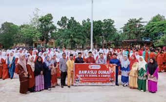 Bawaslu Goes to School ke SMAN 4 Kota Dumai; 500 Siswa diajak Berpartisipasi