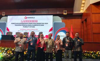 Bawaslu Kota Dumai hadiri Peluncuran Pemetaan Kerawanan Tahapan Pemilihan Serentak 2024 dan Workshop Teknik Indentifikasi 