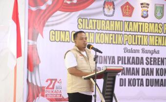 Bawaslu Dumai Hadiri Acara Cegah Konflik Politik Pilkada Dumai Yang Ditaja Polres Dumai