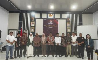 Bawaslu Kota Dumai Hadiri Rapat Pleno Rekapitulasi Data Pemilih Berkelanjutan Triwulan II Tahun 2025