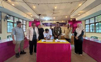 Tandatangani Nota Kesepahaman, Bawaslu Kota Dumai Siap Bentuk Saka Adhyasta