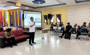 Pendidikan Pengawas Partisipatif (P2P): Yossi Rinaldi Berikan Materi Penanganan Pelanggaran Pemilu