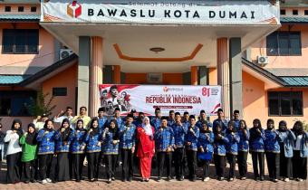 Bawaslu Kota Dumai Laksanakan Upacara Peringatan HUT Ke-81 Kemerdekaan RI
